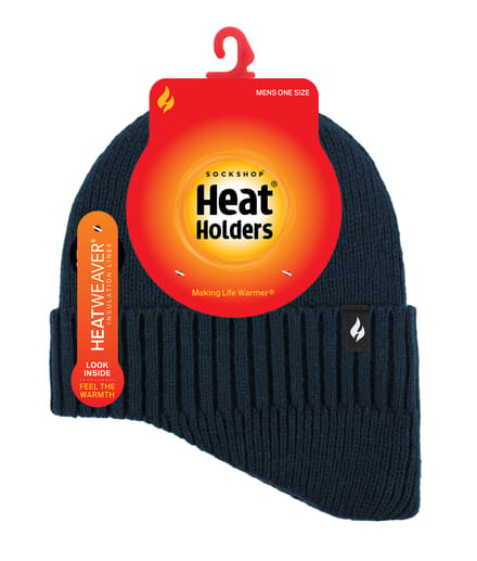 Heat Holders - Thermische hoed voor heren met verlaagde hals - Marine