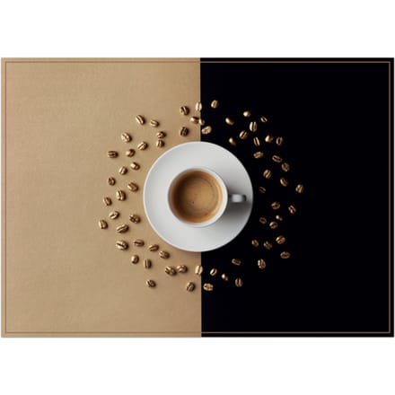 Placemat IEZZY koffiekop bruin 6 stuks
