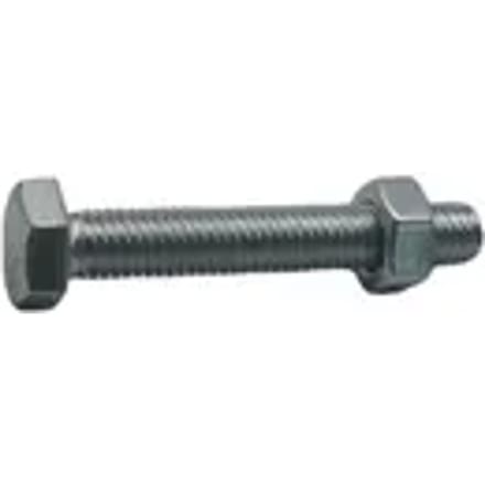 Sencys Zeskantbout Met Moer - Staal - M8x50 Mm