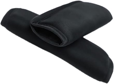 Zachte Zitriem Kussen voor Kinderen, Set van 2, Universele Autogordel Covers, Veiligheid en Comfort in Auto en Kinderwagen, Zwart