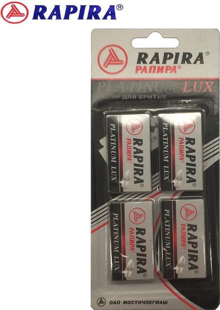 Rapira Platinum Luxe Scheermesjes - 20 Stuks