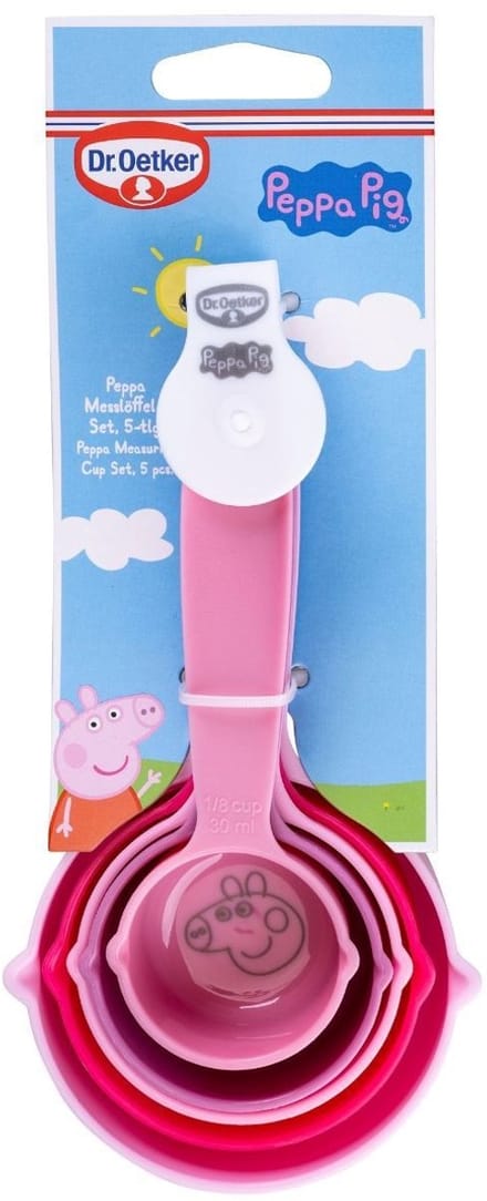 Set van 5 maatlepels Peppa Pig Dr. Oetker Peppa Pig