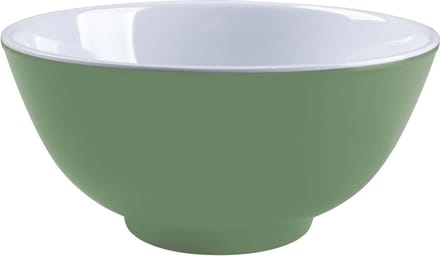 Bo-Camp - Kom - Two-Tone - Melamine - 4 Stuks - Groen