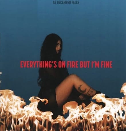 As December Falls - Everything's On Fire But I'm Fine (LP) (Coloured Vinyl)