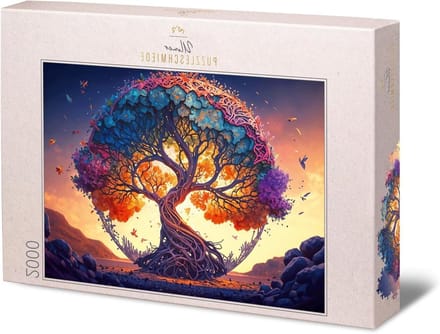 Legpuzzel 2000 stukjes - Puzzel volwassenen - Ontspanning thuis - Gedetailleerd levensboom motief - 96 x 68 cm