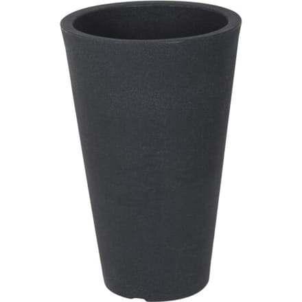 4goodz Stone Pilaar Plantenbak Rond - 35x55 cm - Steengrijs
