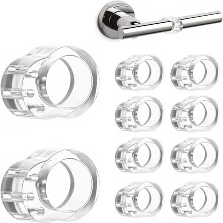 Set van 10 Deurhandvat Stoppers - Flexibele Siliconen Beschermers voor Klinken en Kozijnen