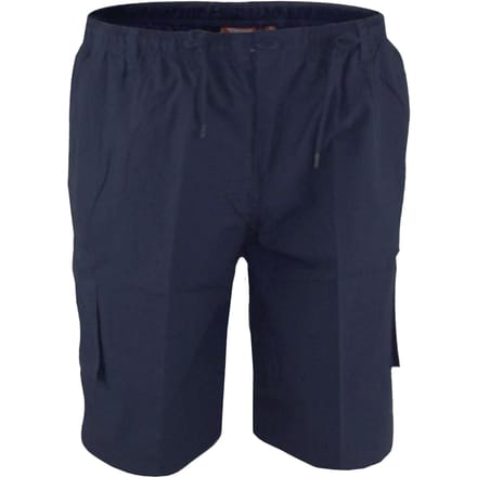 Duke Heren D555 Nick Cargo Shorts met Elastische Taille M Vloot