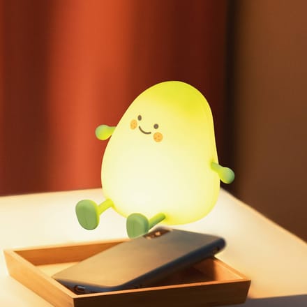 FH Lighting LED schemerlamp mango, wit, timer, dimbaar
