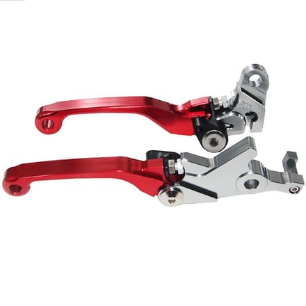 Levier de frein d'embrayage à Pivot rouge en alliage d'aluminium, pour Honda CRF250L CRF300L 2012 – 2021 red