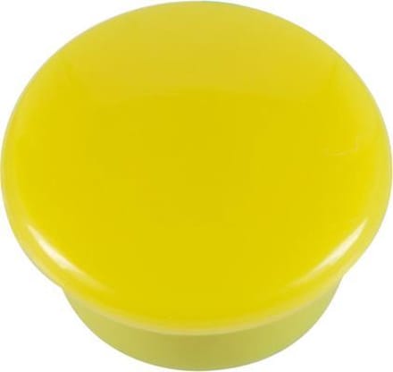 Westcott magneten - formaat 15x8mm - geel - 10 stuks - AC-E10803