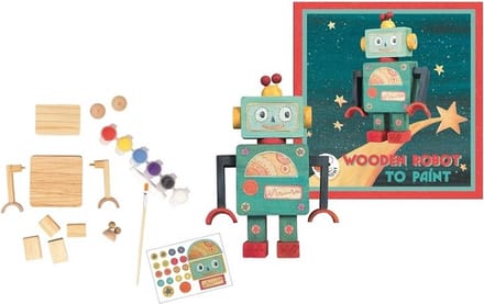Egmont Toys Knutselpakket houten robot 20x20x4 cm