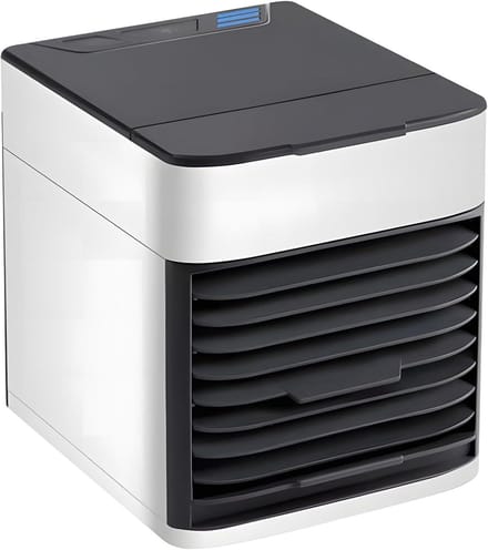 Mobiele Ventilator - Persoonlijke Koeler - Persoonlijke Verkoeling - 4-in-1 Functies - 375 ml Tank - Wit
