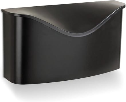 Postino Wall-mounted Mailbox - Black - Outdoor Mailbox