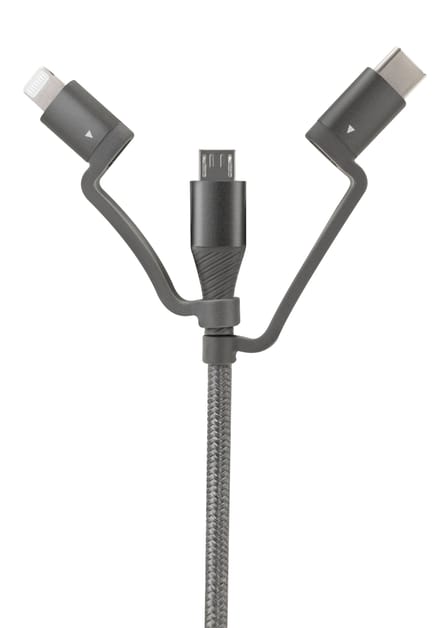 Ansmann USB 3in1 data- en laadkabel 120 cm