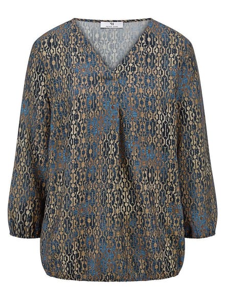 Blouse Van Peter Hahn blauw