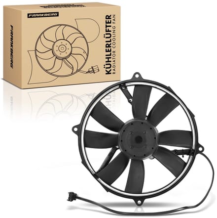 Frankberg 1x Motorradiator enkele ventilator