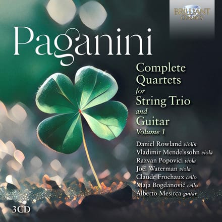 Alberto Mesirca - Paganini: Complete Quartets For String Trio And Guitar (3 CD)