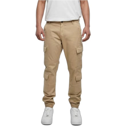 Urban Classics - Double Cargo Twill Jogging Pants Cargobroek - Taille, 32 inch - Beige