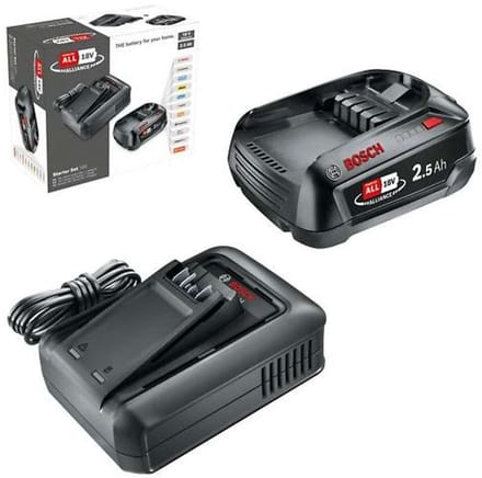 Bosch Kit Batterij + Lader Power For All Al 18v-44 - Lithium-ion - 18v - 2,5ah - Oplaadbaar
