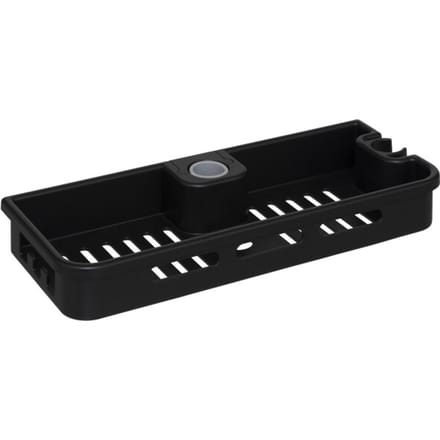 4bathroomz® Doucheplank Flaconhouder Universeel Douchestang - Zwart