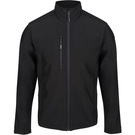 Regatta Heren Eerlijkheid gemaakt van gerecycled Softshell-jasje (Zwart)