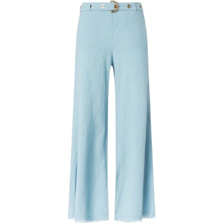 Vrouwenbroek Pinko - stretch linnenzool - blauw