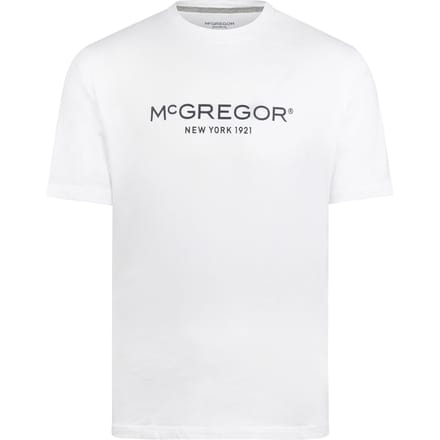 McGregor Essential Logo T-shirt White Maat: M | Basic T-Shirts Outlet | Heren | Wit