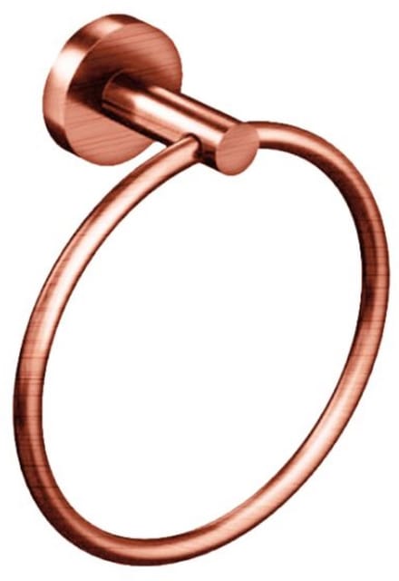 Aloni handdoekring 16 cm – geborsteld koper