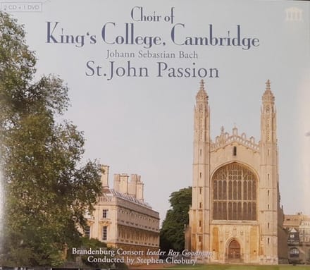 Choir Of King's College Cambridge - St. John Passion (3 CD)