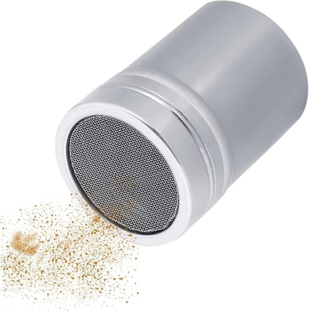 2pcs roestvrijstalen poedersuiker shaker duster voor chocolade - poeder - bakaccessoires