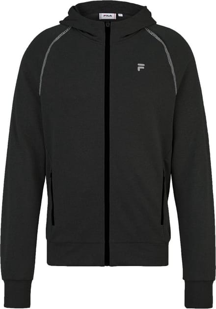 Fila-hoodie Lage Slim Jacket Zwart