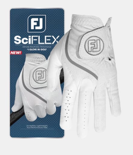Footjoy SciFlex handschoen Wit (rechtshandige speler) 2025