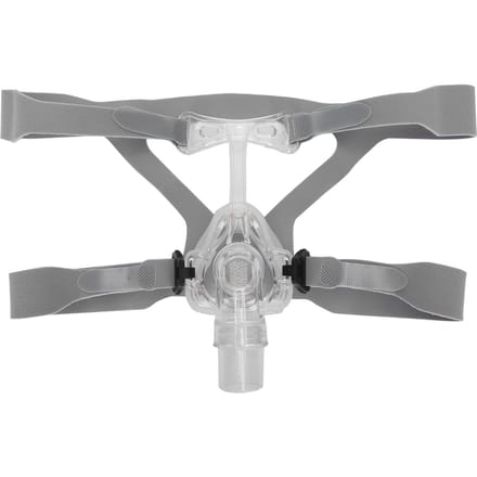 Ademmachine Gelaatsbeschermer Hoofdband Set Silicone Universele Ademmachine Accessoires gray