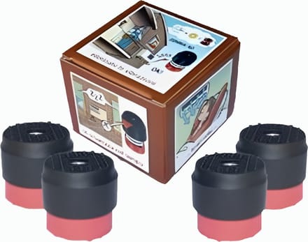 Voetdemper 100 tot 350kg - Trillingsdemper - Airco - Warmtepomp