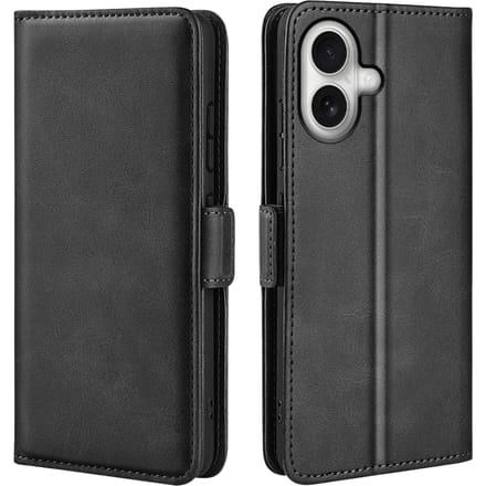 Comfycase Apple iPhone 17 Bookcase Hoesje Zwart
