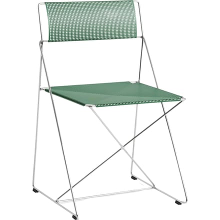 HAY X-Line stoel chroom - leek green
