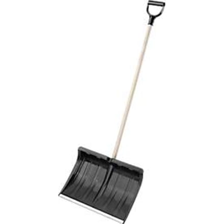 Flora sneeuwschep, incl. steel met D-greep, B 500 x D 355 mm, polypropeen/staal/hout