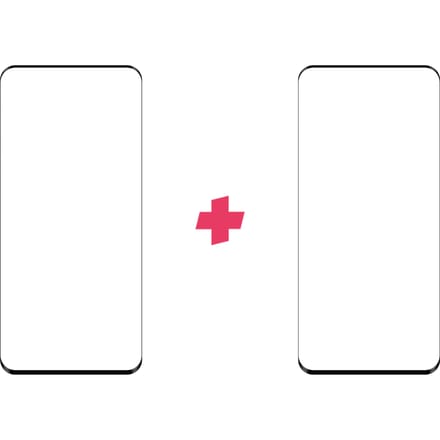 DuoPack: Xiaomi Mi 10 screenprotector gehard glas Edge to Edge
