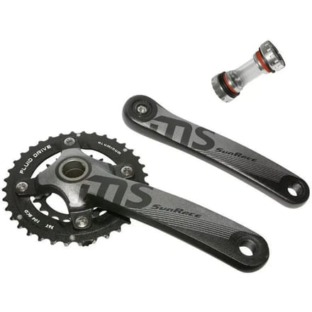 Geïntegreerd aluminium crankstel met draadcup Sunrace Ms10 10V 36/22 T