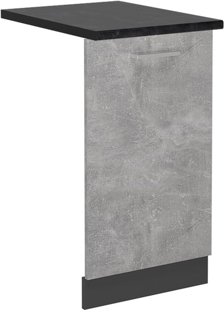 Vicco R-Line Vaatwasserfrontpaneel – 45 cm, WB Antraciet Beton