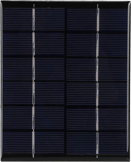 Zonnepaneel Lader - Energie Module - Thuisprojecten Opladen - Efficiënte Energieconversie - 13.5x11cm - Zwart