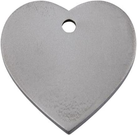 Red Dingo Hondenpenning titanium - maat L - hart 3.84 cm x 3.80 cm