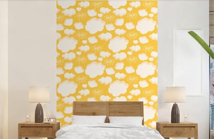 Behang - Fotobehang Popcorn - Quotes - Patronen - Pop - Breedte 140 cm x hoogte 220 cm