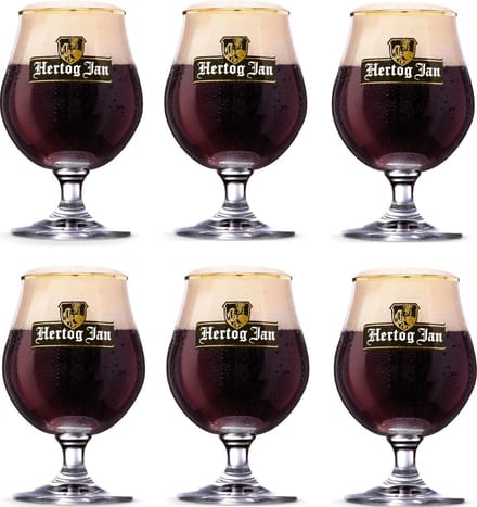 Hertog Jan - Speciaalbierglas op voet 250ml - 6 stuks