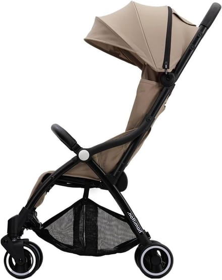 Vouwbuggy - Reisbuggy Kinderwagen - Compact Reizen - One-hand Fold System - Tot 22 kg - Khaki