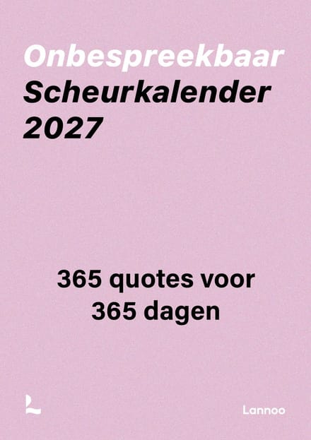 Onbespreekbaar Scheurkalender 2027