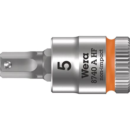 Wera 8740 A 05003337001 Inbus Dopsleutel-bitinzet Houderfunctie 6 mm 1/4 6 mm 1/4 (6,3 mm)