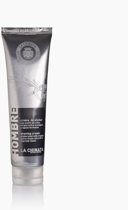 LaChinata heren scheer crème met olijfolie en vitamine E - zachte huid en scheer buurt 150ml