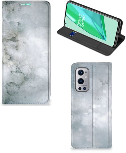 Bookcase OnePlus 9 Pro Painting Grey